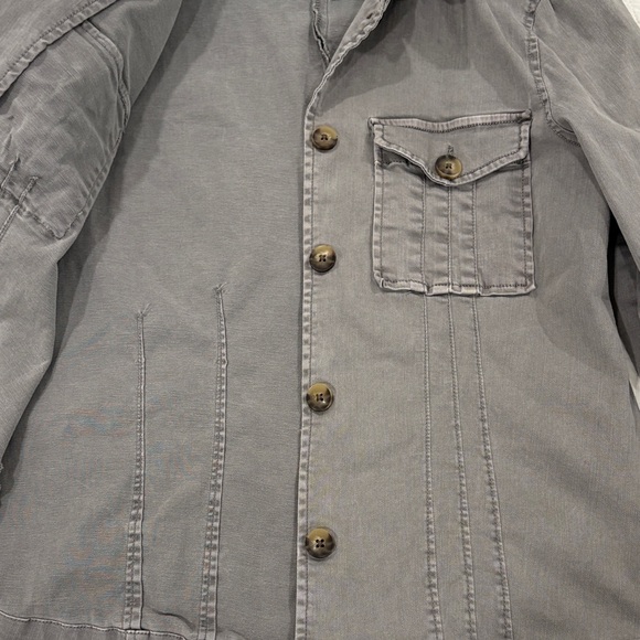 Knox Rose Women's Utility Jacket in Gray - Picture 4 of 6